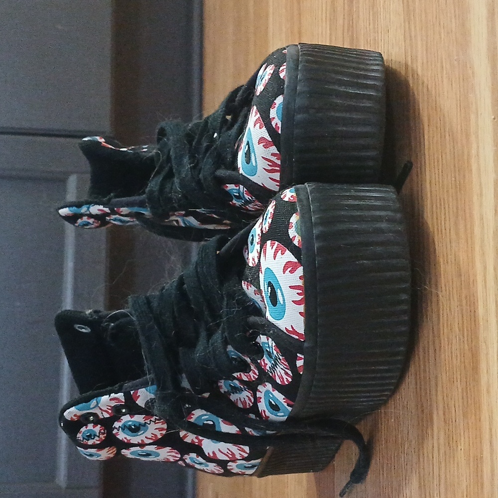 Jeffrey Campbell JC Play Hiya Eyeball High Top Sneakers